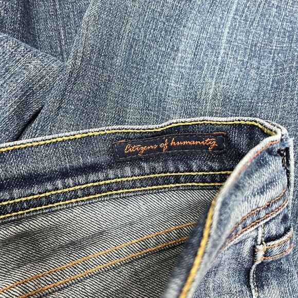 Citizens of Humanity Ingrid #002 Stretch Jeans Pants Low Waist Flare Size 26 - Picture 7 of 11